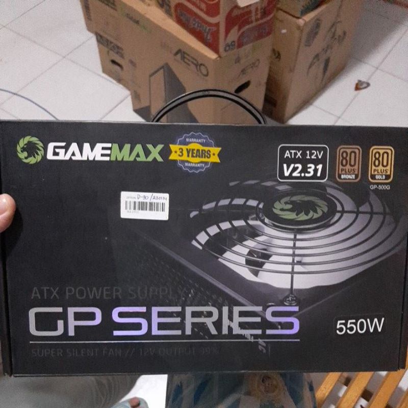 Gamemax atx power supply 550 watt