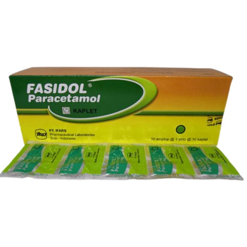 FASIDOL FORTE Strip Isi 10 Tablet &amp; Fasidol Strip - Paracetamol Obat Demam Sakit Kepala Parasetamol