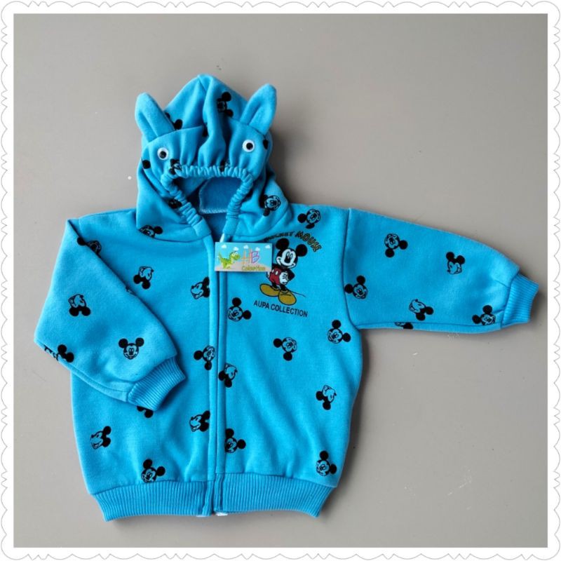 Jaket Bayi Motif Mickey TerLaris-Biru
