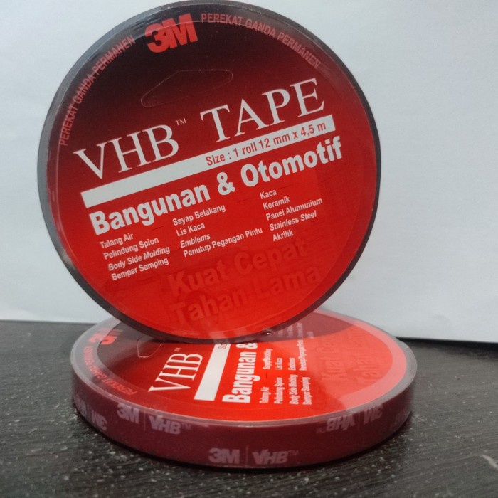 

Wow Double Tape, Vhb Automotive & Buliding , Ukran 12 Mm X 4,5 Mtr Terlaris