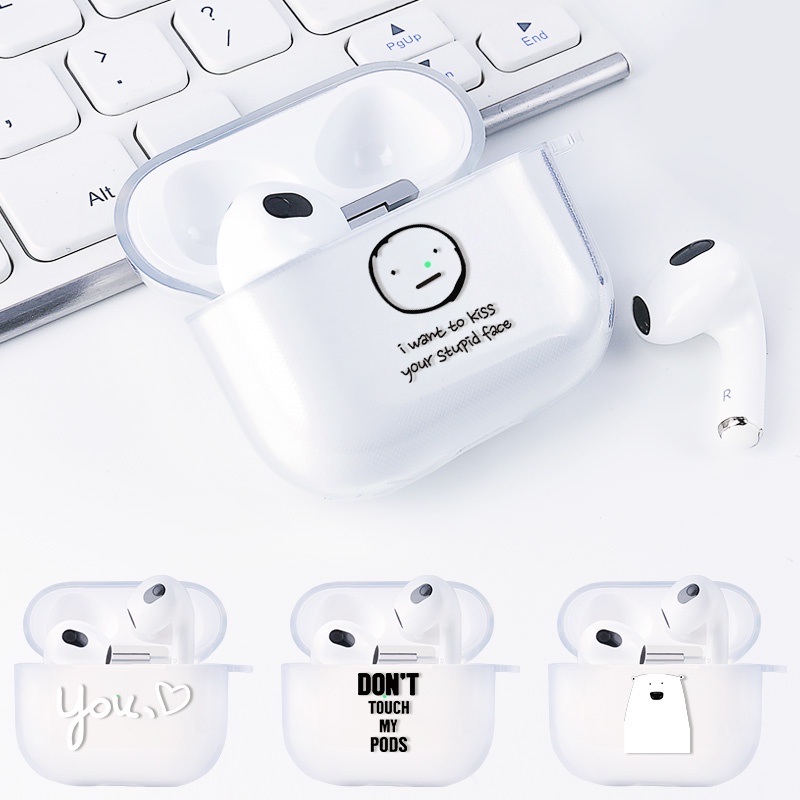 Casing Pelindung Motif Kartun Binatang Lucu Untuk AirPods 3