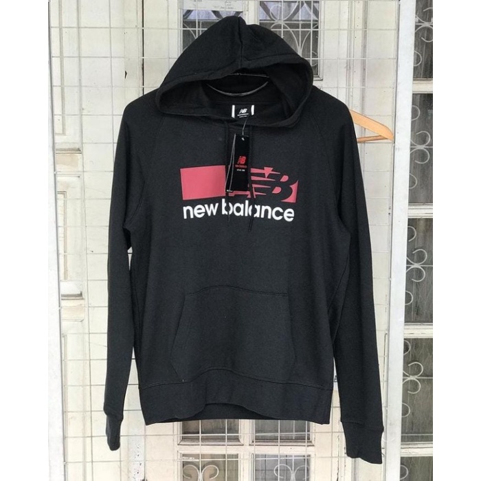 Hoodie Pria Sweater Hoodie NB Original - Hitam, M