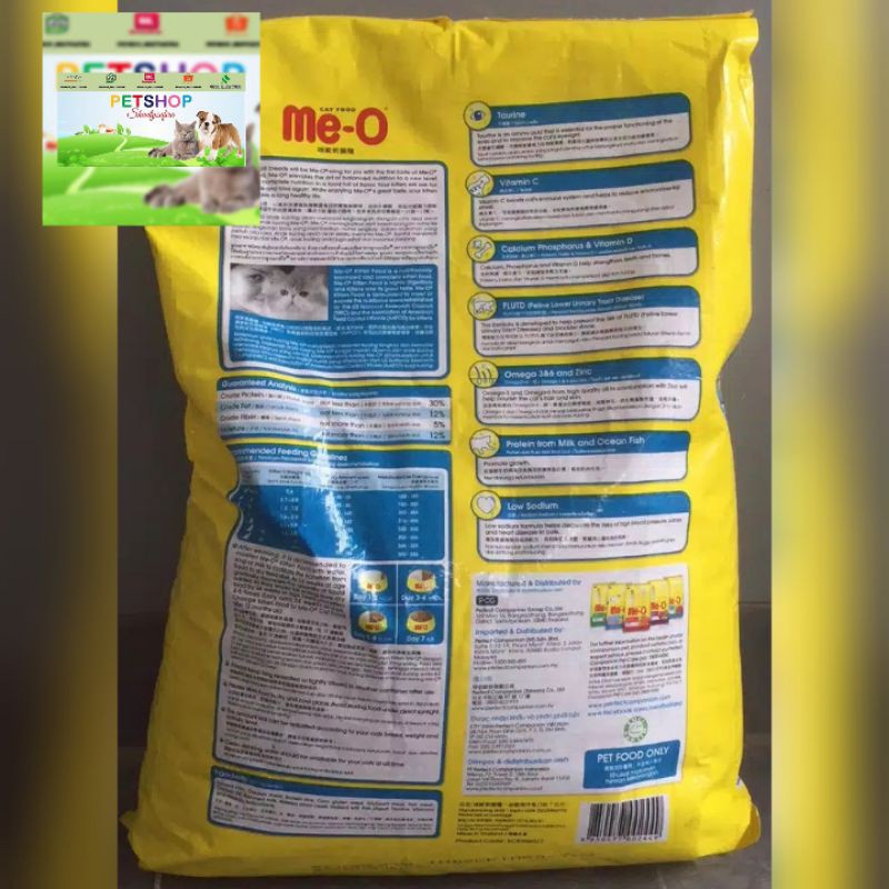 MAKANAN KUCING ME-O MEO KITTEN OCEAN FISH 7 KG / 6.8 KG KHUSUS GRAB GOJEK