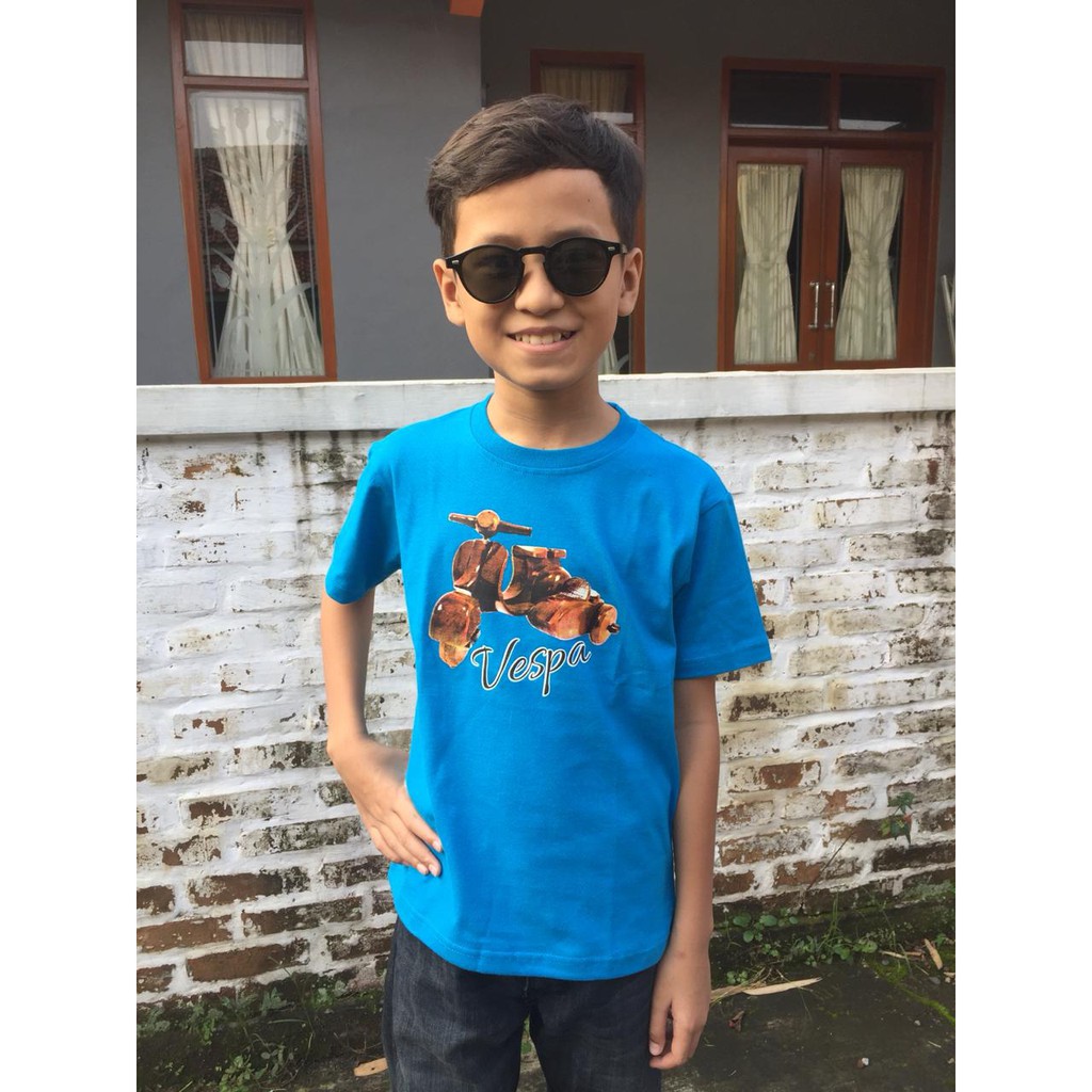 KAOS ANAK GAMBAR VESPA / BAJU ANAK MURAH