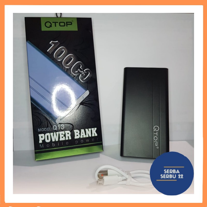 Powerbank QTOP Mobile Power 10000mAh Q13  ORIGINAL 100%  [SS]