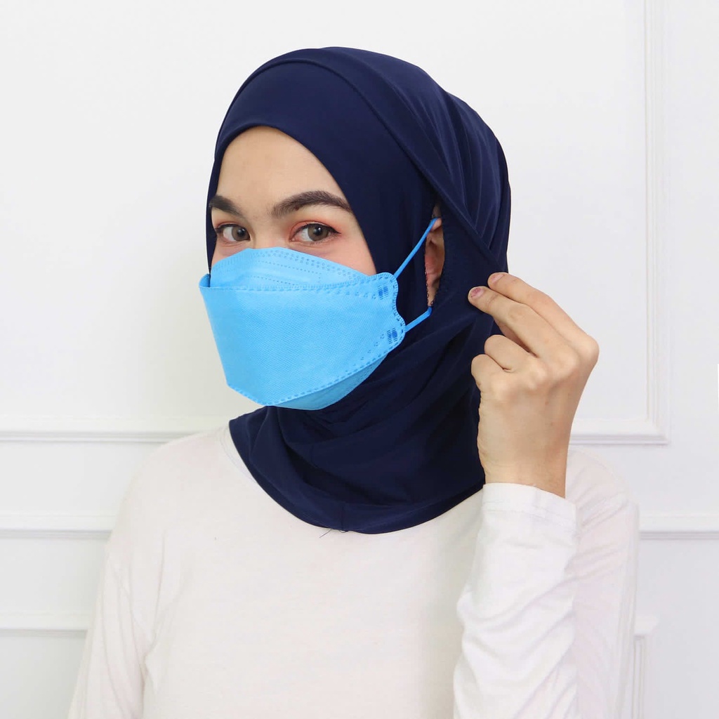 HITJAB - Hijab Sport Hijab Mask Untuk Masker Kacamata & Earphone-6