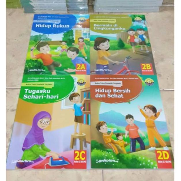 [(BAYAR DITEMPAT) Tematik Terpadu 2 A B C D Kelas 2 SD/MI - K13 Yudhistira