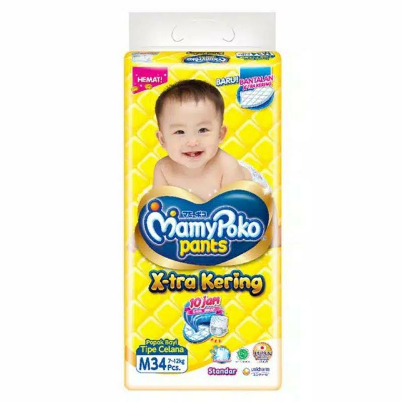 popok bayi Mamypoko M32 S38 L28 pampers anak diapers anti bocor