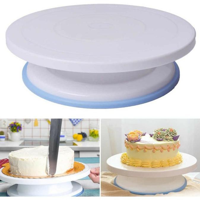 

BISA COD- Meja Putar Untuk Dekorasi Kue. Cake Turntable Non Slip. Hias Roti Tart Termurah