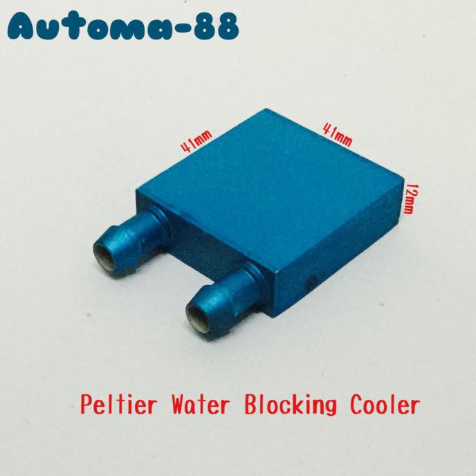 Waterblock Water Cooling Block Peltier Heatsink Alumunium Heat Sink Automa88 Dijamin