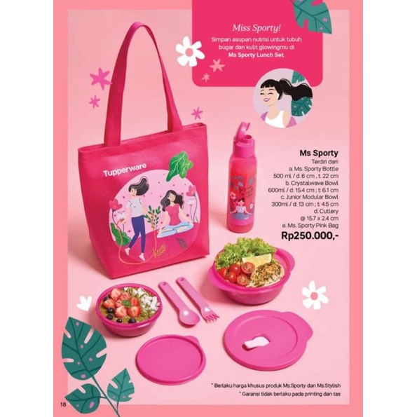 Tempat Bekal Anak Tupperware/Terbaru