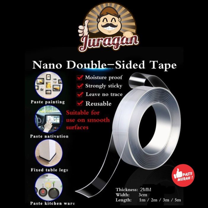 

Double Tape Acrylic Washable