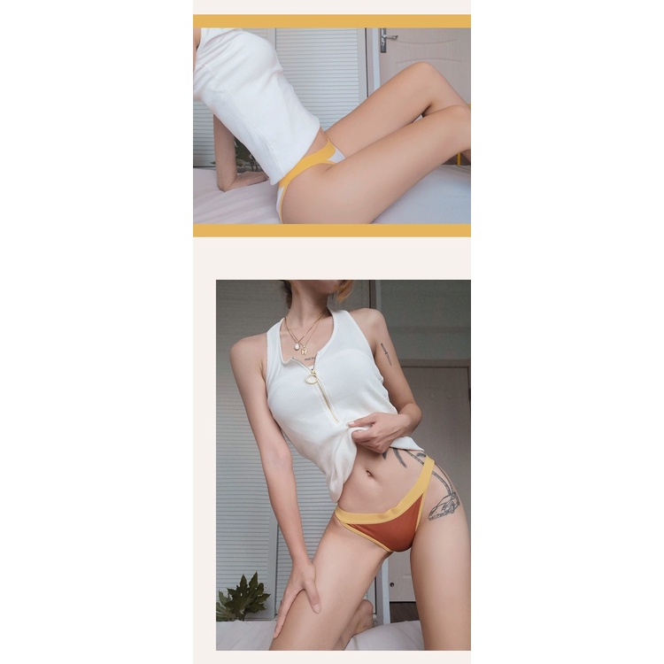 Pakaian Dalam Wanita Kapas tipis Low Waist Celana Dalam remaja Sexy Menawan Thong Celana Fashion 3C237