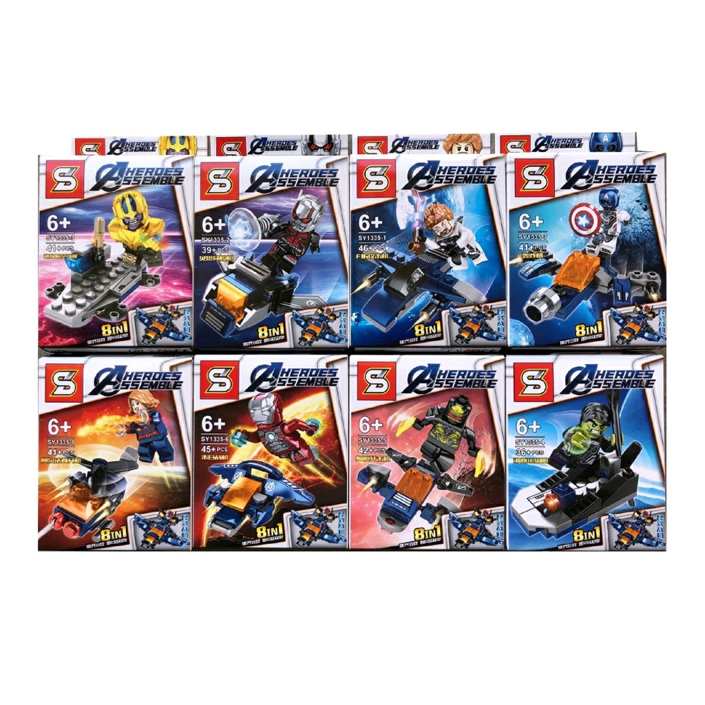 Mainan Mini Figure Anak Avengers Plastik SY 1335 1 HEROES AVG