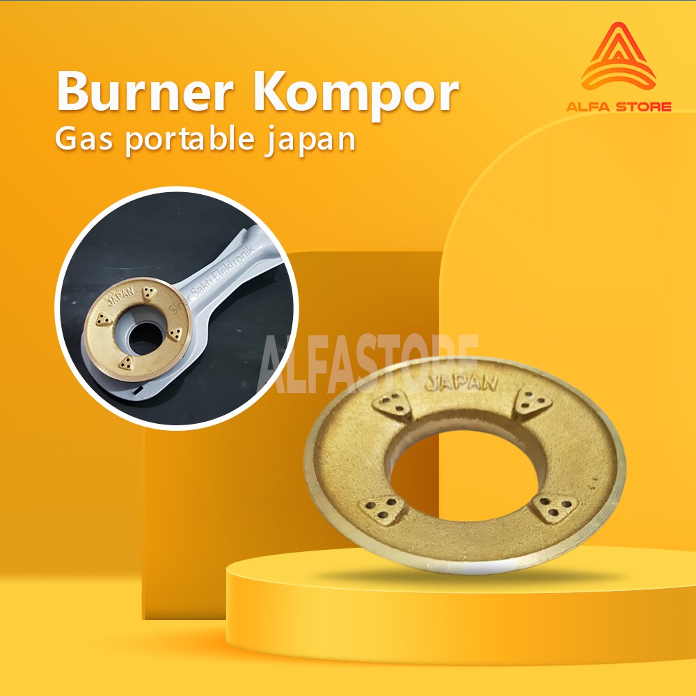 Burner Kuningan Kecil Kompor Gas Portable Japan Umum Universal