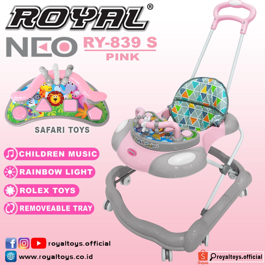 apollo baby walker royal neo ry-839 s bantu jalan bayi