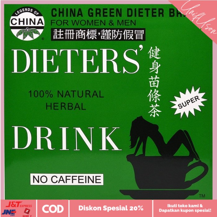 

⭐COD⭐ Uncle Lee's Tea, Legends of China, Dieter's 100% Drink, 30 Teabags