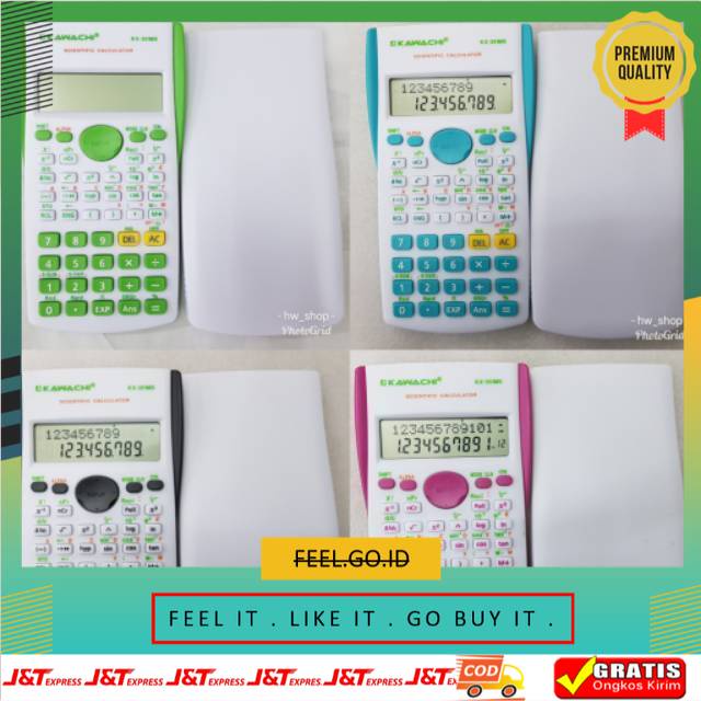 

Terbagus Termurah Kalkulator Scientific Kawachi Fx 351 MS Original