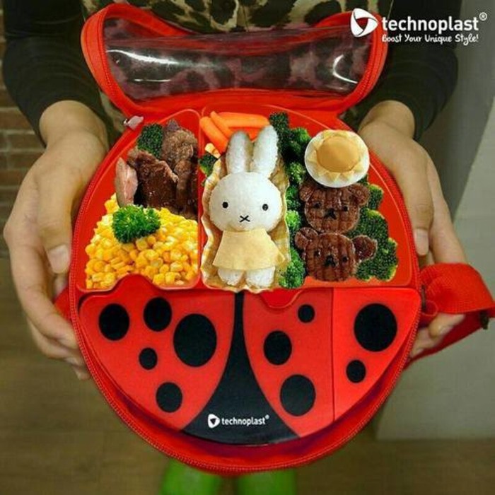 Technoplast Puzzle Lunch Set - Ladybug