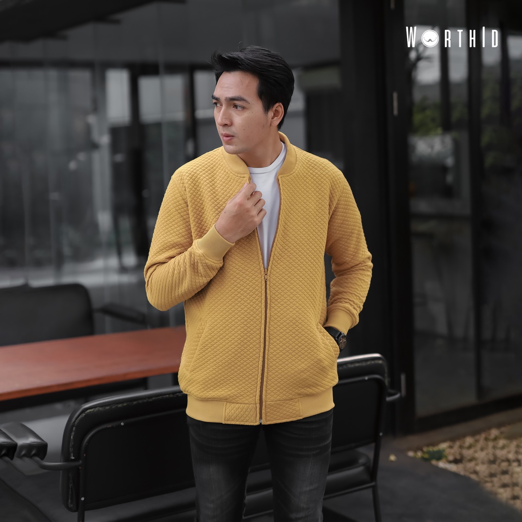 Jaket By Worth Id Cozy Jacket Mustard