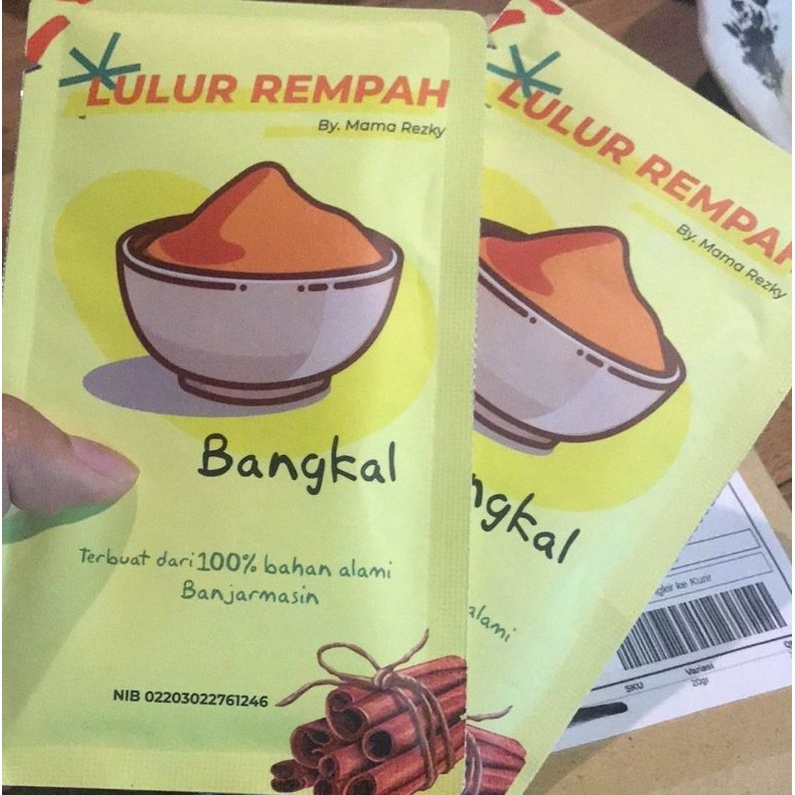 LULUR REMPAH KAYU BANGKAL VIRAL-10gr