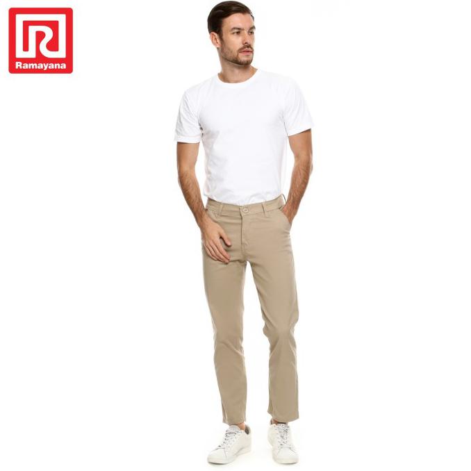 Terfavorite Original Ramayana - Ar89 - Celana Chinos Panjang Khaki - 36