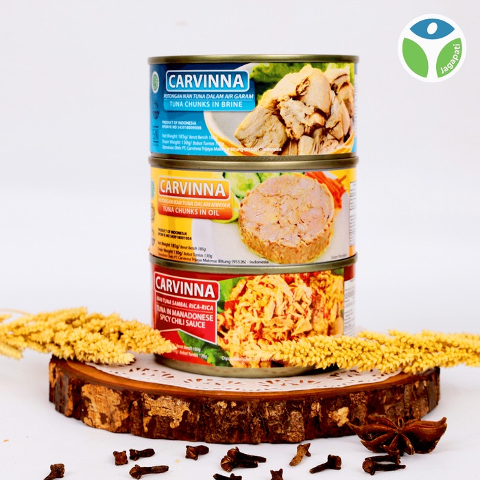 

Gg01Hh Carvinna - Tuna Sambal Woku 180Gr - Tuna Kaleng - Ikan Sehat - Non Gmo Ds01Gkk