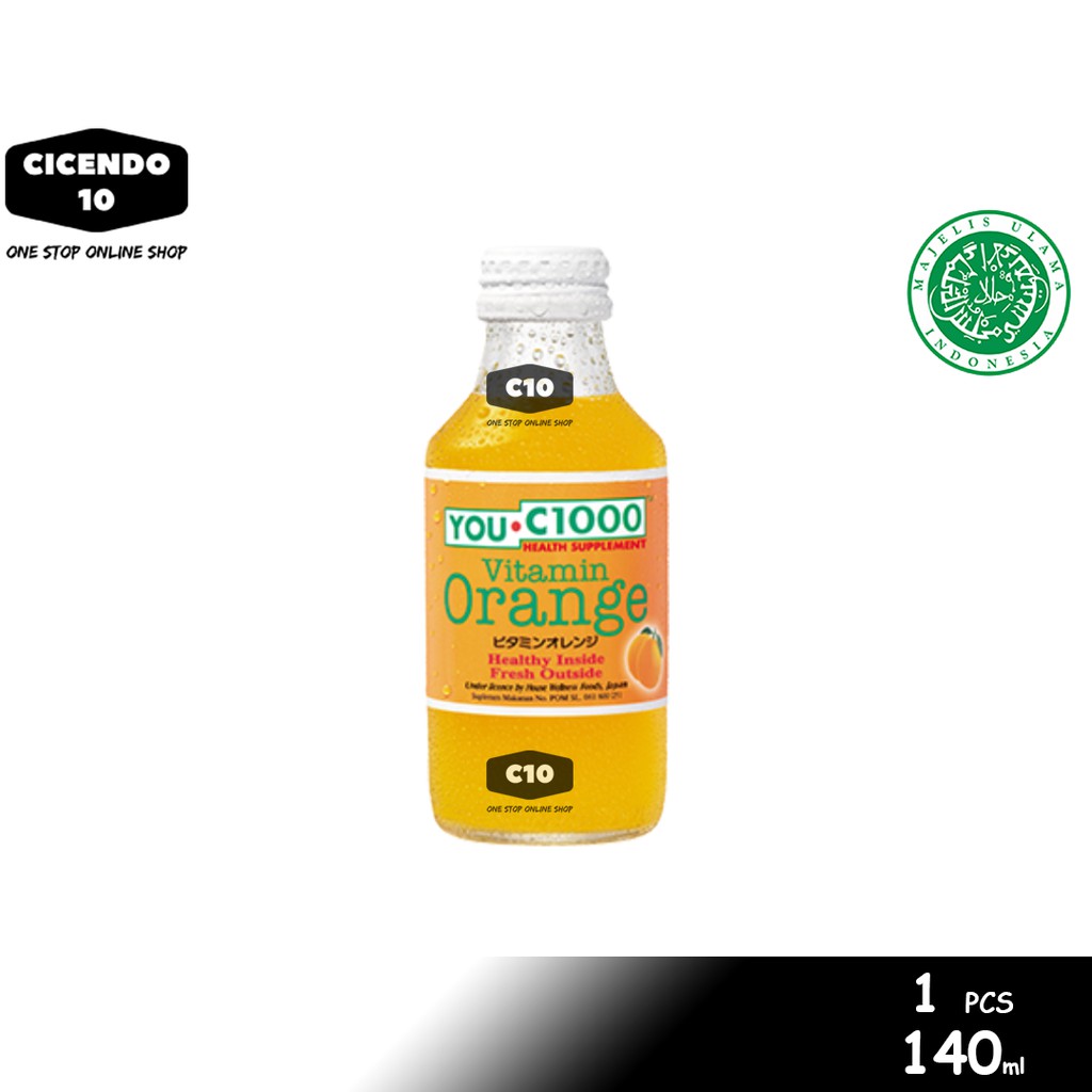 Botol Uc 1000 Jeruk Minuman Vitamin C Halal 140ml Shopee Indonesia
