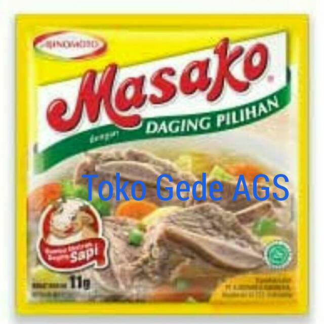 

Masako rasa ayam atau sapi Ajinomoto 11g