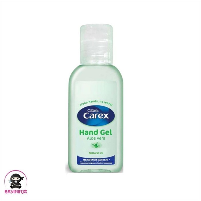 

CUSSONS CAREX Hand Gel Sanitizer Aloe Vera 50 ml T-Ninjabayi 01