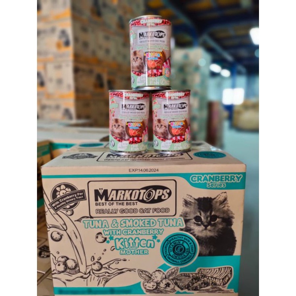 Makanan Basah Kucing Markotops Kitten 400gr All Varian Rasa