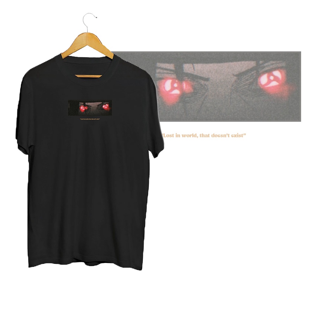 KAOS OVERSIZE MATA SHARINGAN ITACHI T-SHIRT