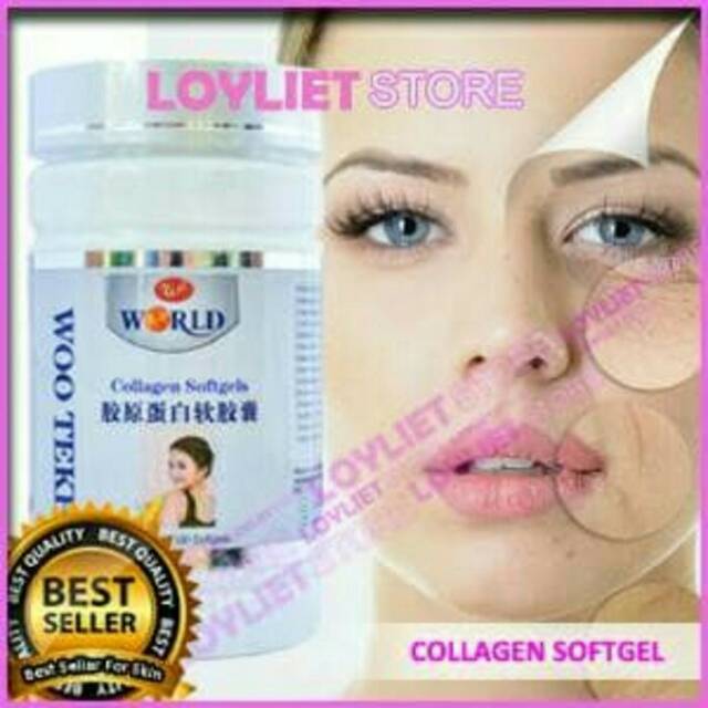 Collagen Softgel Woo Tekh 100% ORI