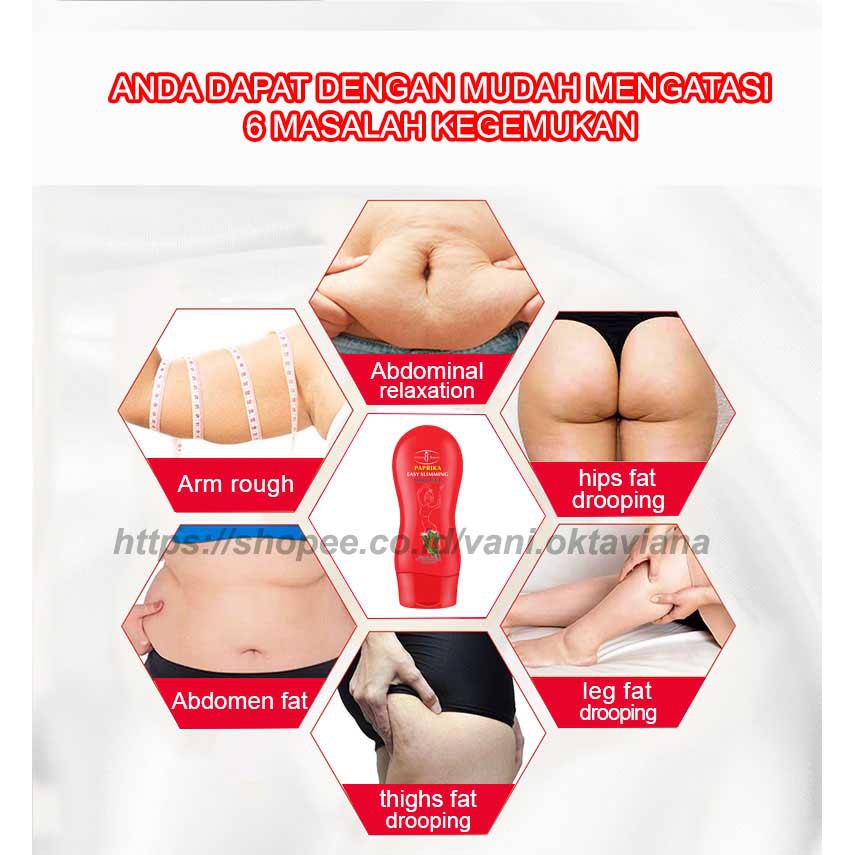 [ ORIGINAL ] PELANGSING BADAN  CREAM PELANGSING AICHUN HERBAL AICHUN HOT GEL PAPRIKA