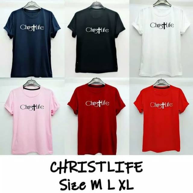 KAOS ROHANI KRISTEN CEWEK COWOK