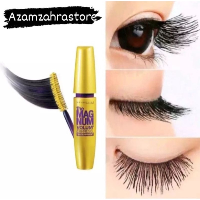 MASCARA MAYBELLINE MAGNUM Kuning | maskara waterproof