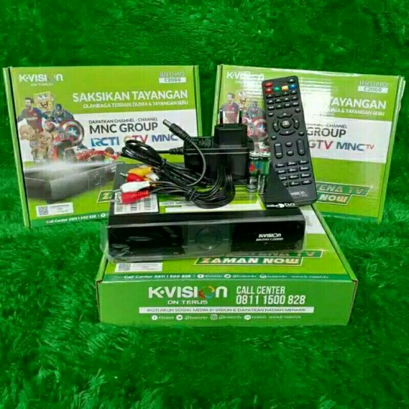 KVISION BROMO C2000 K Vision HYBRID C BAND DAN KU BAND