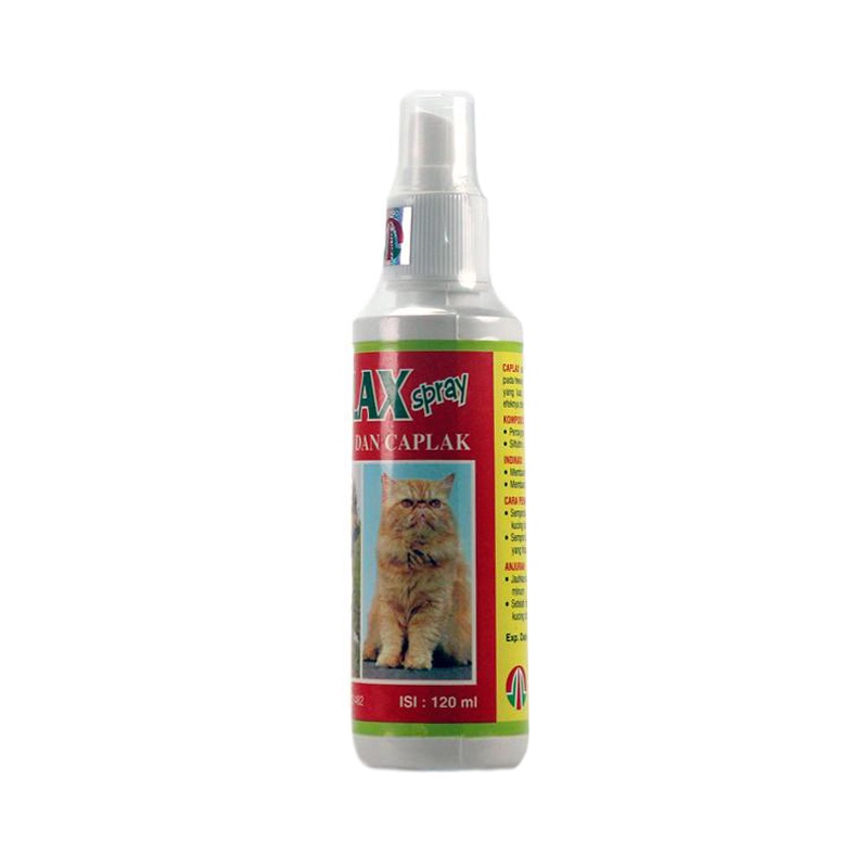 OBAT KUTU KUCING ANJING SEMPROT CAPLAK TUNGAU AMPUH CAPLAX SPRAY