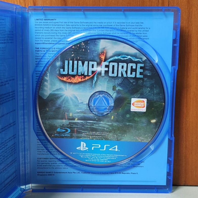 Kaset Jump Force PS4 Jumpforce Jumps Forces CD BD Game Playstation PS 4 5 Naruto One Piece Dragonball jum forc Games PS4 PS5 Games Region 3 Asia Reg 3