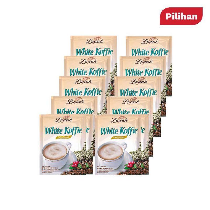 

White Koffie Renceng 20gr isi 10 Sachet