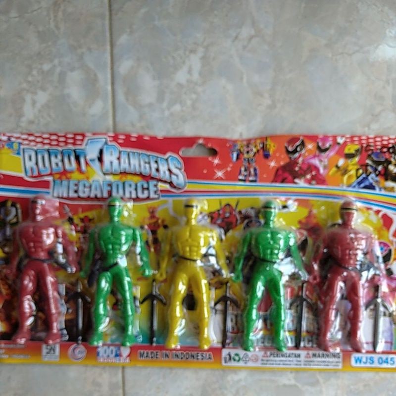 mainan ROBOT RANGGER/ POWER RANGGER 5IN1
