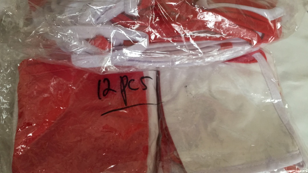 Masker Kain Tali 2 Lapis Dan Pocket Bisa Isi Tissue