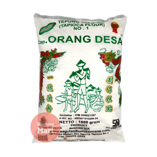

Tepung Tapioka Sagu Tani Cap Orang Desa No. 1 Bumi Kencana Flour 1kg