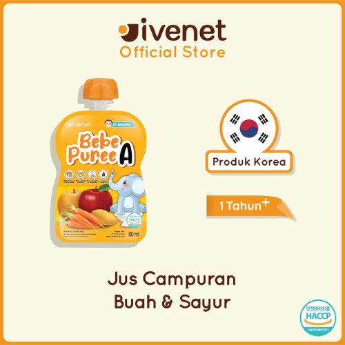 Ivenet Bebe Puree - Jus Buah Sehat Bayi dan Anak