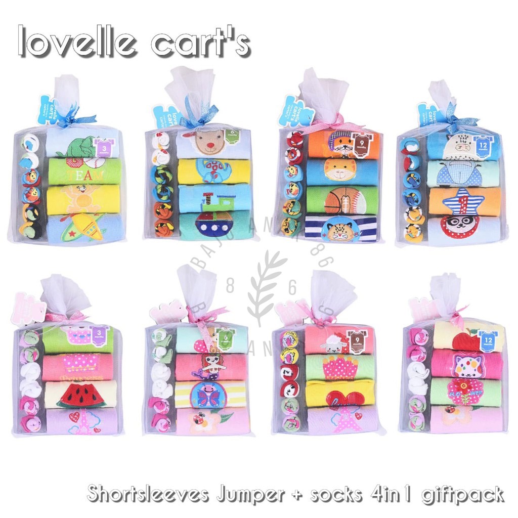 Jumper Pendek 4 in 1 Lovelle Carts + Socks - 018.1309