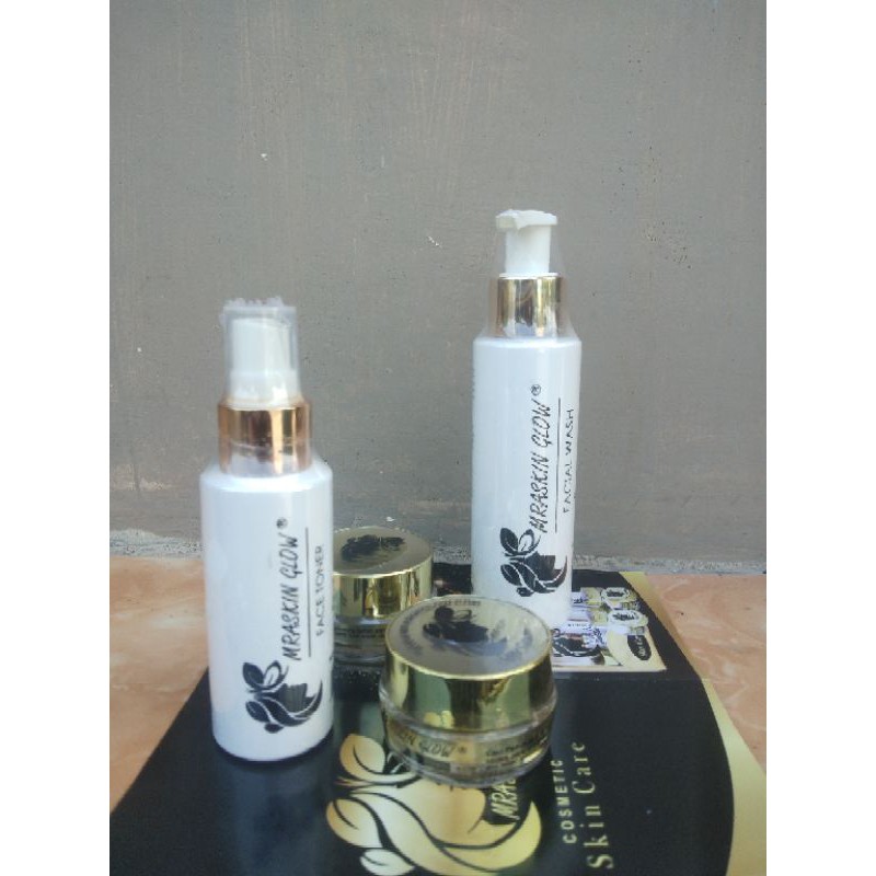 PAKET SKINCARE MRASKINGLOW BPOM 100% TERAMAN TERMURAH PAKET PEMUTIH WAJAH CREAM PEMUTIH WAJAH AMAN