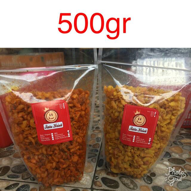 

ady78 (TERMURAH) MAKARONI KHAS TASIKMALAYA UKURAN 500GRAM BY RATU KRIUK