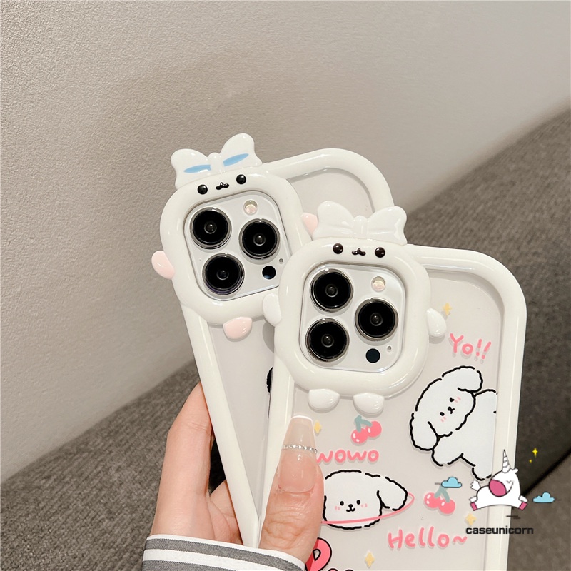 Soft Case TPU Motif Kartun Anjing Lucu Untuk IPhone 11 XR 6 6S 7 8 Plus 14 13 12 11 Pro MAX 14 Plus X XS MAX SE 2020