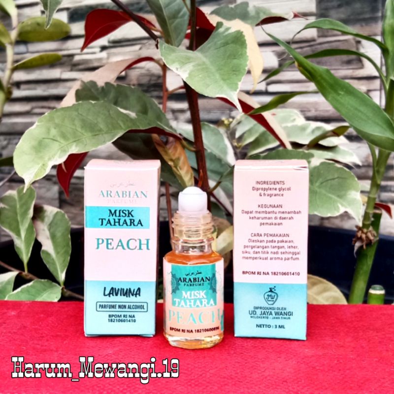 100% Original Saudi Misk Thaharah  | Misk Original Saudi | PEACH BPOM | Botol Roll On