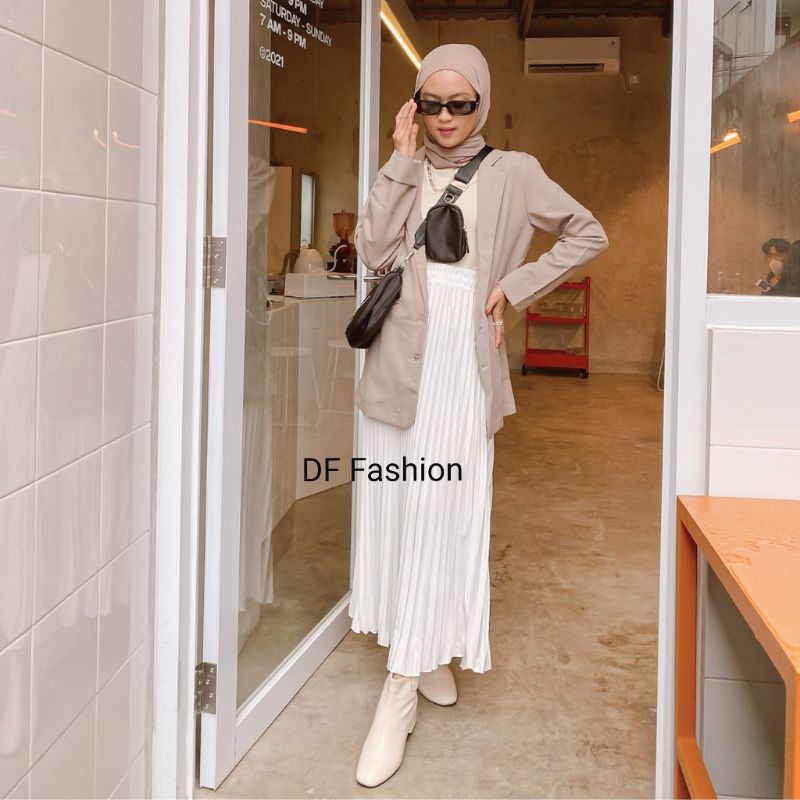 ROK PRISKET PUTIH. ROK MUSLIM HARGA GROSIR JUWAL ENCER